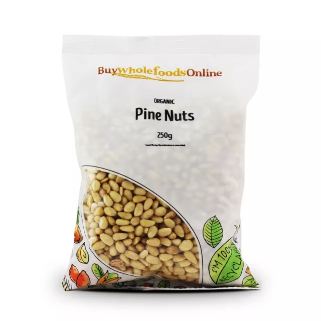 Organic Pine Nuts 250g | BWFO | Free UK Mainland P&P