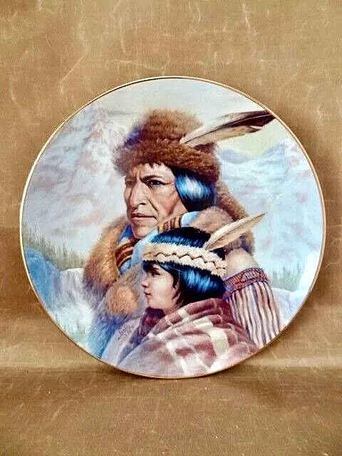 Nez Perce' Nation Plate by Perillo - 7th Issue in America's Indian Heritage