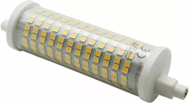 1 Lampada R7S Led 360° 118mm Dimmerabile Bianco Caldo 20W Rotondo