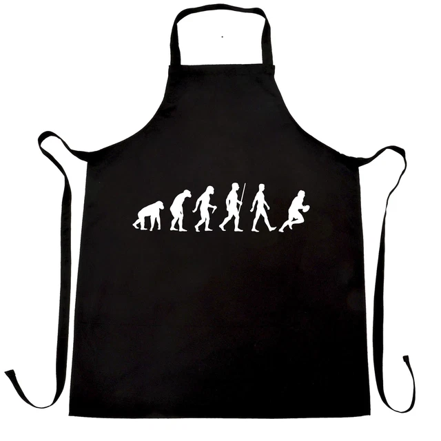 Evolution Of Rugby Chef's Apron Six Nations Rugby League Sports Club