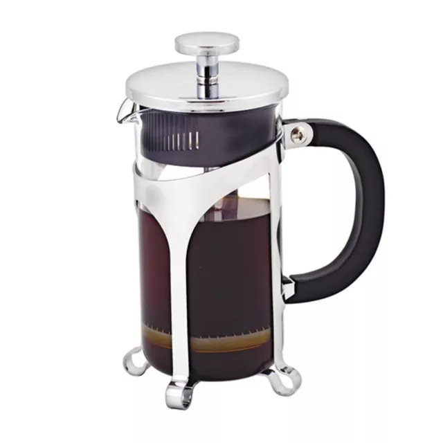 Genuine! AVANTI Café Press Coffee Plunger 375ml 3 Cup Borosilicate Glass/Chrome!