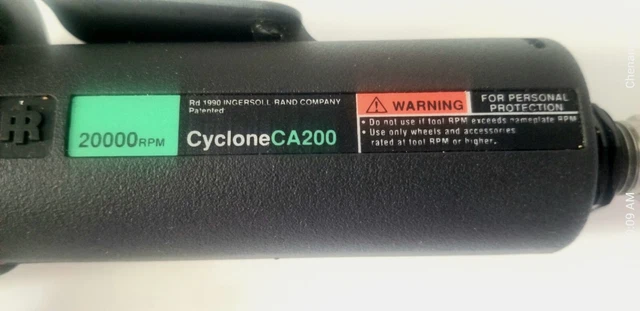 Ingersoll Rand Cyclone CA200 20,000 RPM NEVER USED EXCELLENT CONDITION