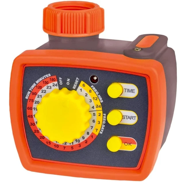 Programmatore per irrigazione centralina meccanica con orologio e timer