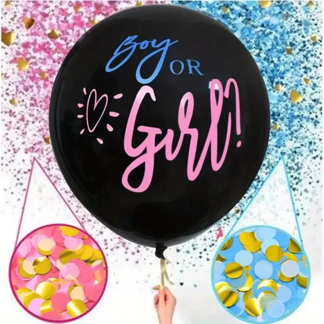 Ballon Gender Reveal Babyparty Girl Boy, Mädchen Junge