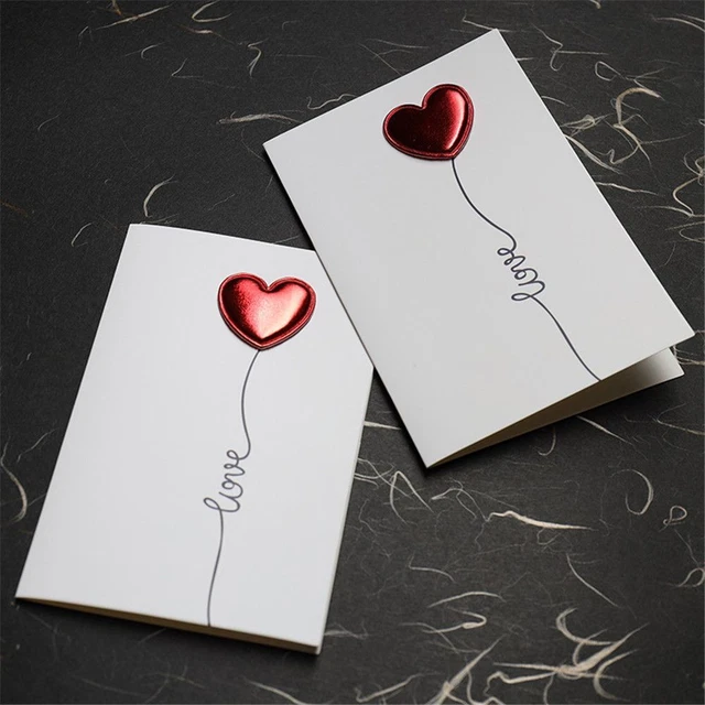 Pop-Up Cuore Carta, Dolce Biglietto d'Amore 3D per Moglie e