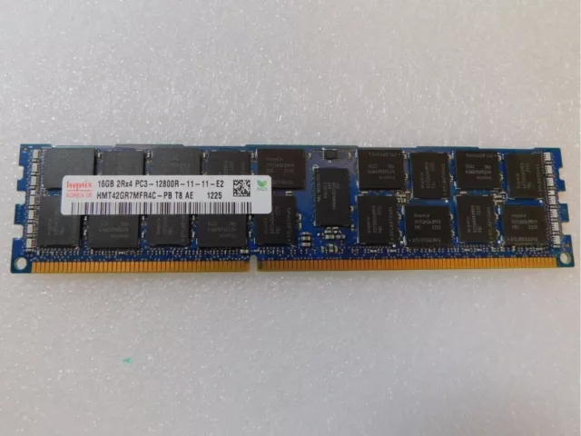 Hynix 16GB 2RX4 PC3-12800R 1600MHz DDR3 Ram 240-Pin ECC HMT42GR7MFR4C HP Dell