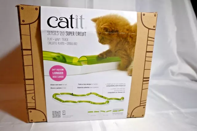 Catit Senses 2.0 Super Circuit Flat & Wavy Track, Toy for Cats