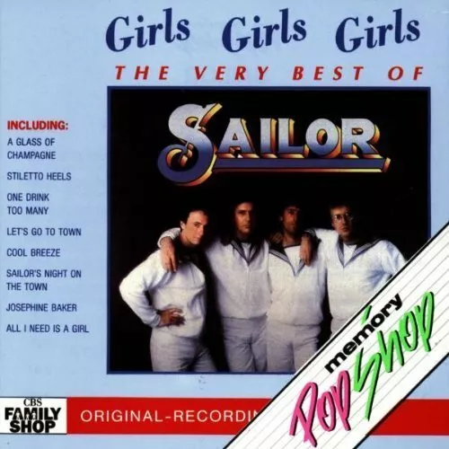 Sailor (CD) Girls, girls, girls-The very best of (16 tracks, 1990, Epic)