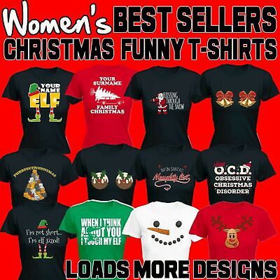 Christmas T Shirts Womens Novelty Funny x-mas t-Shirts mum t shirt Gift Gifts