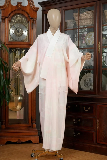 Dear Vanilla Japanese Juban Undergown Women's Kimono Genuine Vintage Mint