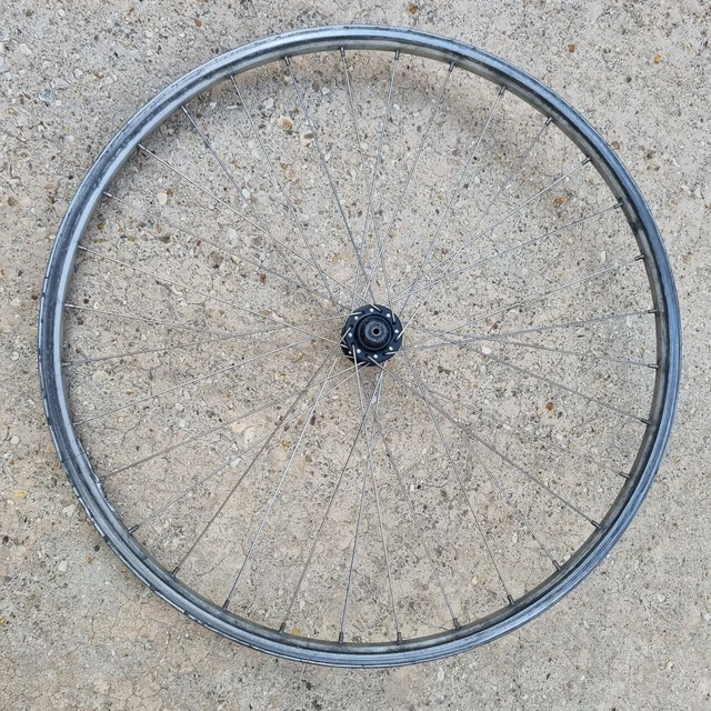 Roue Avant VTT Vintage – Moyeu Shimano Deore, Jante Mavic X221 – 26 Pouces – Occasion