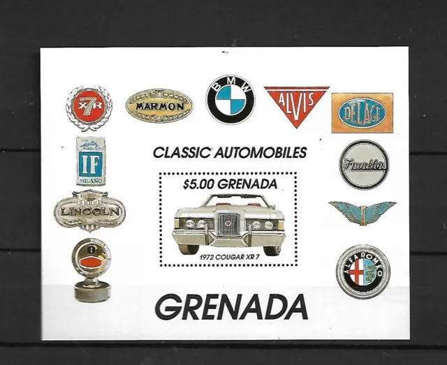 GRENADA  - MNH -   A 1983 MNH SOUVENIR SHEET - Classic Automobilles