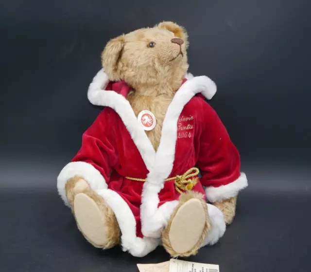 STEIFF Teddybär Galerie Santa Beige EAN 672132 Weihnachtsbär