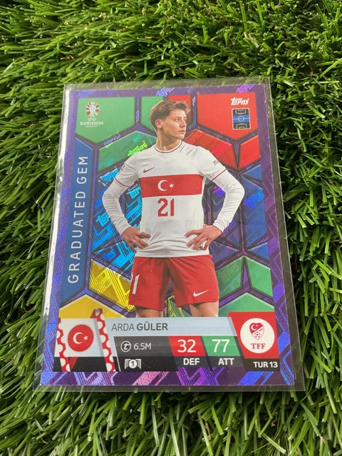 Topps Match Attax UEFA EURO 2024 Graduated Gem Arda Güler #TUR13