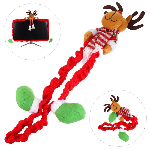 Computerüberwachung dekorativer Deckeladorable Christmas ELK Display