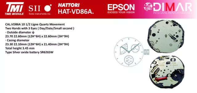 Hattori caliber online vd54