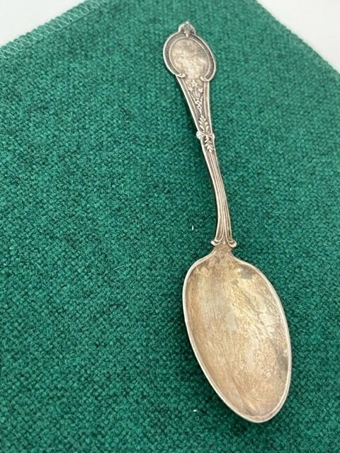 19C Vanderslice San Francisco California Coin Silver Comstock Teaspoon 1874