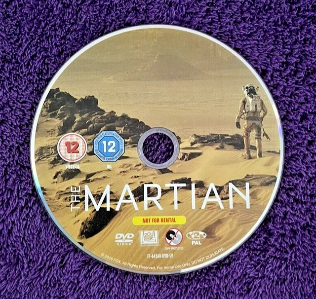 THE MARTIAN DVD SciFi & Fantasy (2016) Matt Damon FREE UK P&P £2.94