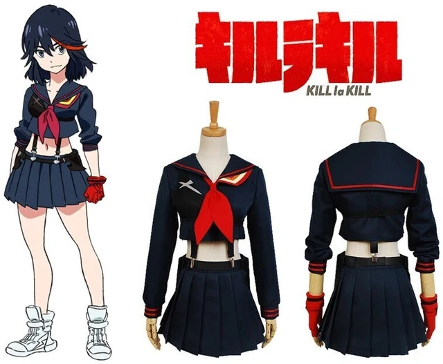 KILL la KILL Cosplay Ryuko Matoi Cosplay Costume Girls Party Dress  Costumes