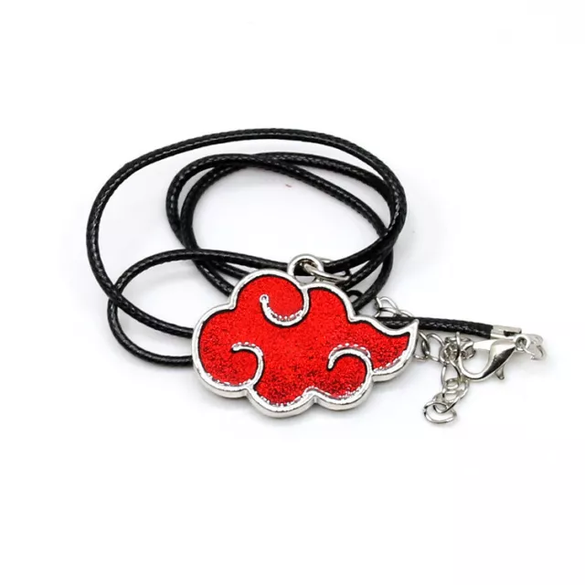 Halskette mit Akatsuki Symbol Rot Wolken Itachi Uchiha  cosplay für Naruto Fans