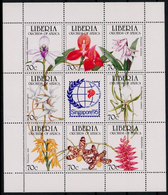 Libanon; Orchideen 1995 kpl. **  (20,-)
