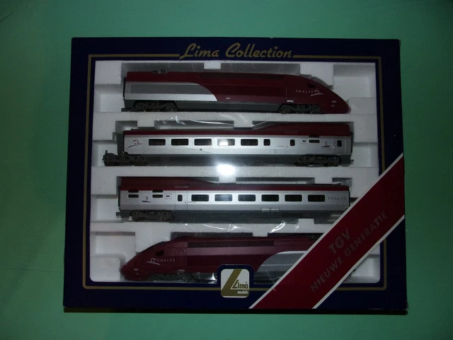 Coffret Lima TGV Thalys PBKA DB L159878 – 4 éléments – Édition Numérique NEUF Et RARE