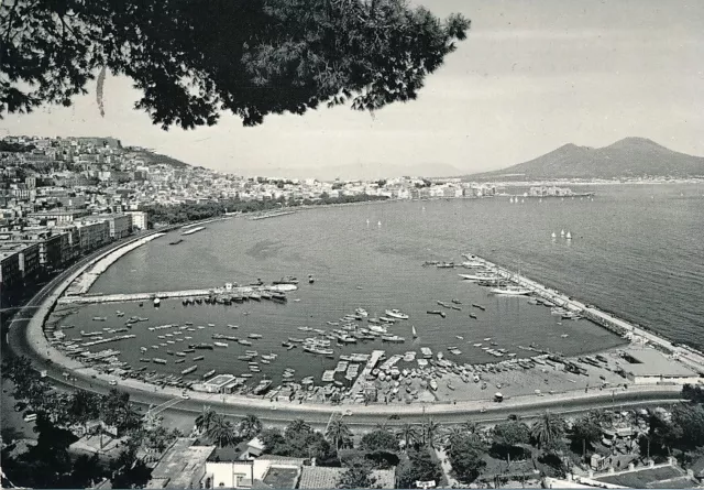 Cartolina Campania Napoli  Panorama Viaggiata Anno 1957