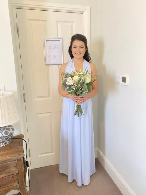 DEBENHAMS DEBUT BLUE Multiway Evening Dress Size UK 12 LF7 LL 07 37.50 PicClick UK