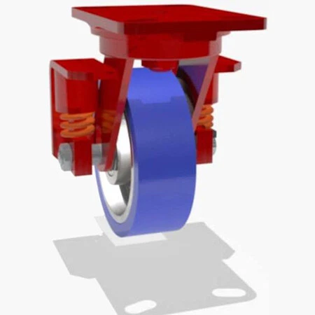 HAMILTON S-SPHS-6SPB-2 Swivel Spring,Loaded Hs 6X2 Poly-Soft