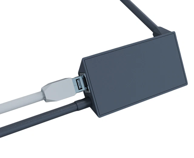 Adaptateur Ethernet pour antenne parabolique rectangulaire Internet V2