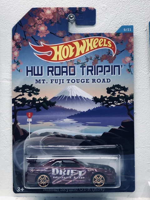 HOT WHEELS 2015 HW Road Trippin Mt. Fuji Touge Road Nissan