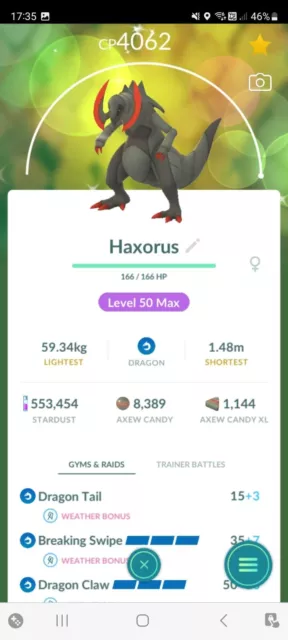 Pokemon Trade Go - Master League PVP -Mewtwo, Zacian, Haxorus