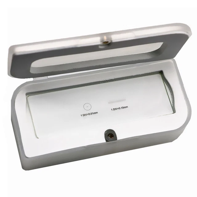 MICROSCOPE RULER WITH Crosshair Scale for Enhanced Measurement Accuracy ...