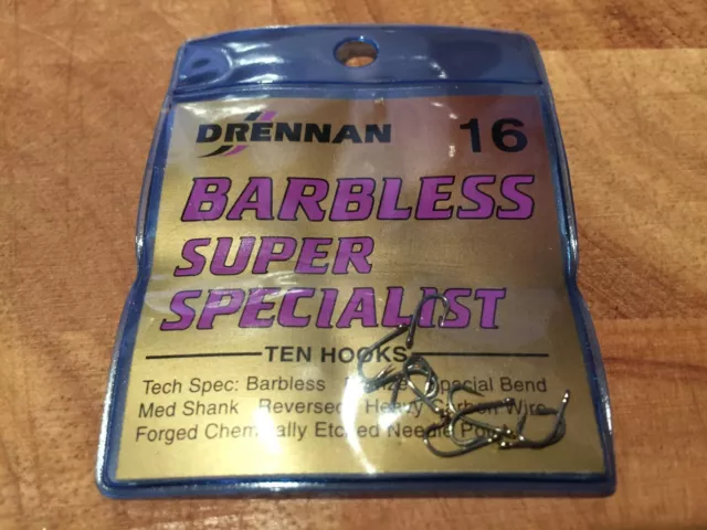 Drennan Barbless Super Specialist Hooks (Various Sizes)