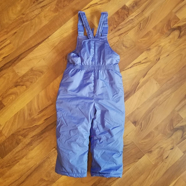 Wippette Children Snow Pants Size 3T Overalls Blue Pink Winter Warm Jacket