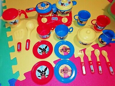 Bing Bing Set Cucina Giocattolo USATO 23 PEZZI 