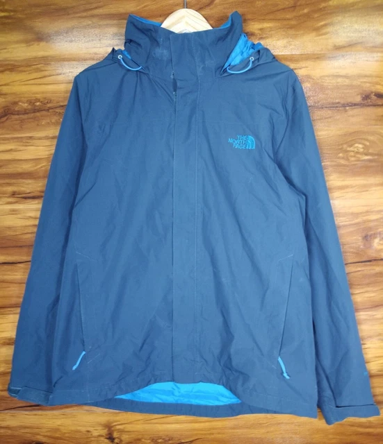 The North Face Hyvent Jacket Large L Blue Mens Outdoor Walking Full Zip Coat
