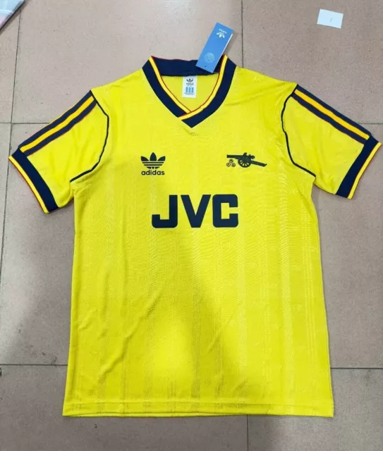 Vintage Football Shirt Arsenal 1986-88 Retro Away Shirt, New