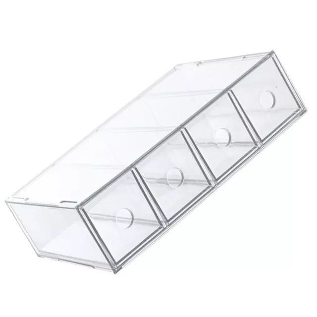 Make Up Holders And Organizers 4 Compartment Drawer Box Jewelry Display Rack