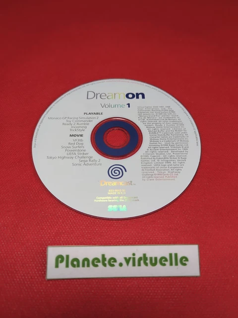 DREAMON Volume 3 – Démo Dreamcast (PAL) – Jeu Vidéo SEGA – Édition Rare