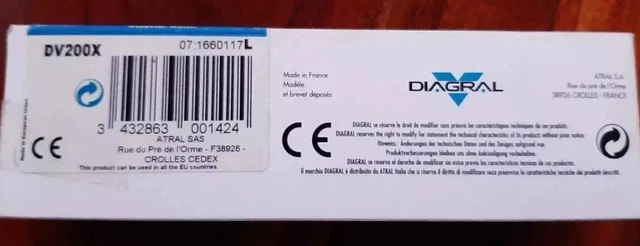 Daitem Logisty centrale D14360F monofrequence et twin pass