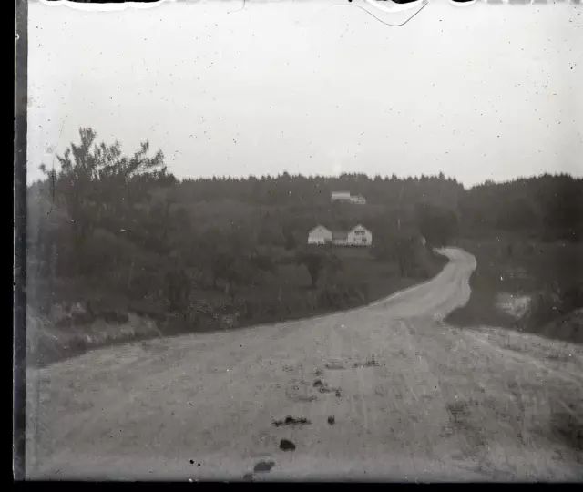 Antique Negative Glass Slide Photo Old Americana Ossipee NH View #64