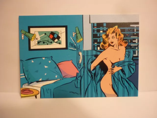 carte postale Albert Lingot 1984 Editions Gentiane pin up