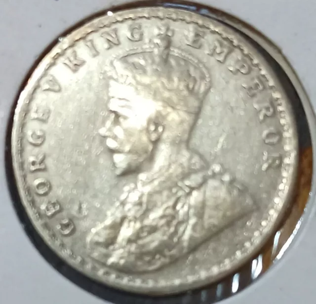 India British One  Rupee 1920-C King George V