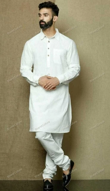 Mens Kurta Cotton Homewear Shirts Top Shirt Solid Kurta Mens Wear Cotton Cloth K