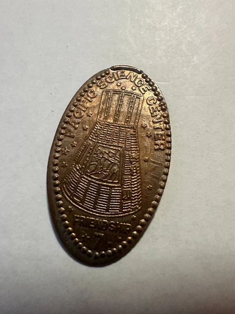 Pacific Science Center Elongated Smashed Coin Penny