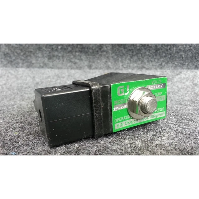 GJ ZS-08 1/4" NPT Brass Solenoid Valve Normally Closed 2-Way/2-Position