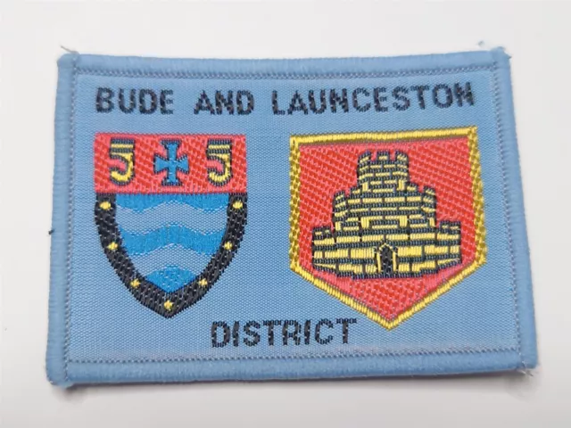 Bude And Launceston Double District Scout Patch Badge Scouting