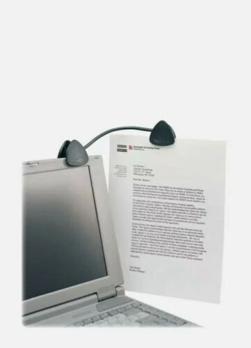 Kensington Flexclip Gooseneck Copyholder, Monitor/Laptop Mount, Black  1