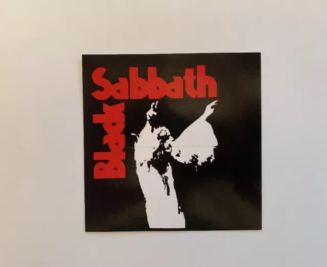 Black Sabbath Sticker Vinyl Decal 4" X 4" (298)